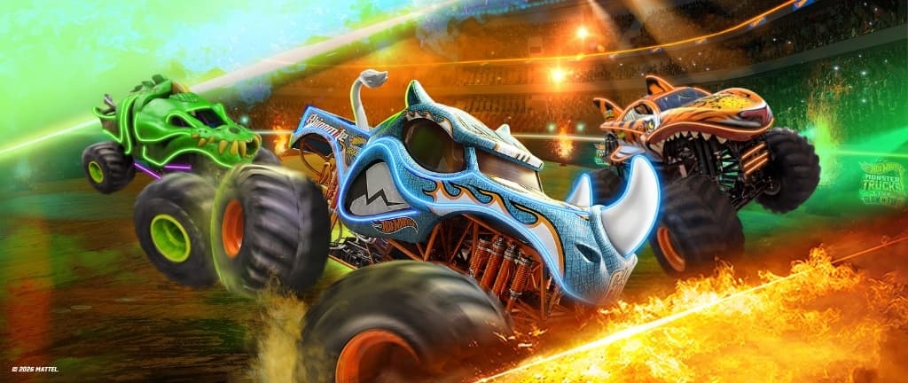 Hot Wheels Monster Trucks Live Glow-N-Fire